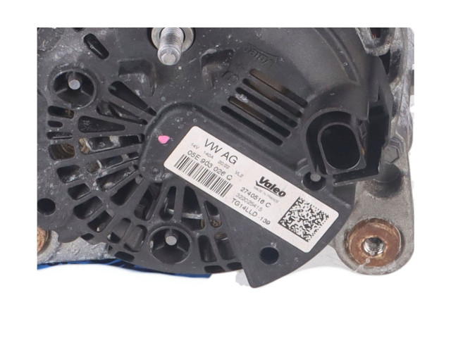 Генератор 05E903026Q Skoda Fabia Mk3 (NJ)