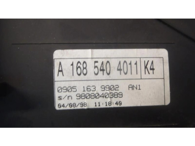 Панель приборов Mercedes-Benz A W168
