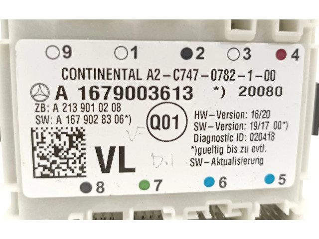 Блок управления A1679003613   Mercedes-Benz GLE W167