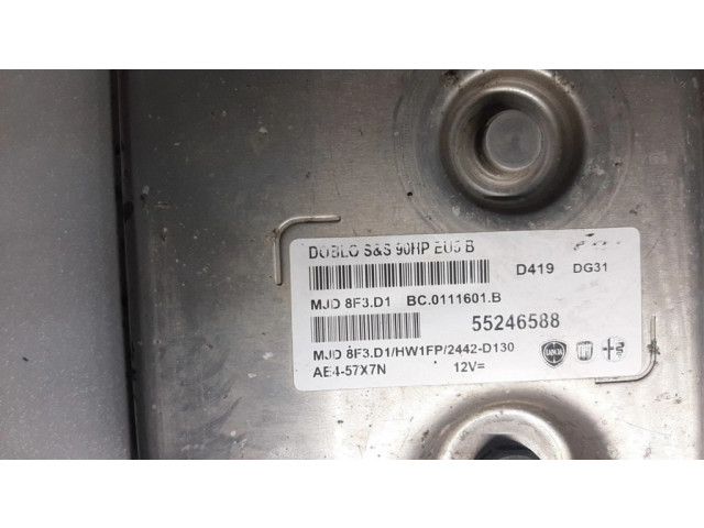 Блок управления двигателя 55246588, MJD8F3D1   Opel Combo D