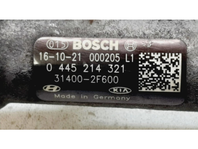 Топливная рампа 314002F600, 0445214321   Hyundai Santa Fe 2.2 