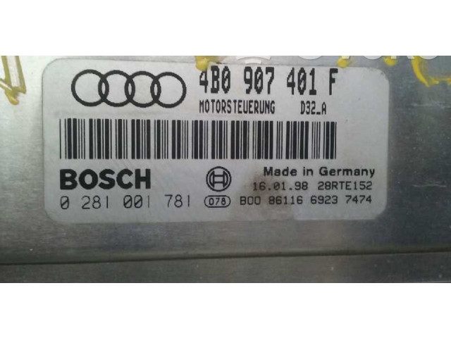 Řídící jednotka 4B0907401F, 0281001781 Audi A6 S6 C4 4A 1996