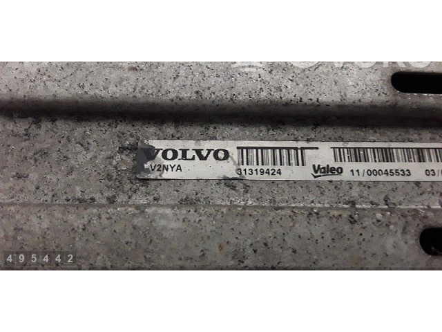 Радиатор интеркулера 31319424   Volvo  S80  2007 - 2013 года