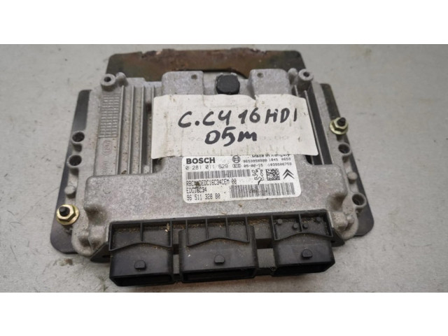 Блок управления двигателя 0281011629, 9651132880   Citroen C4 I