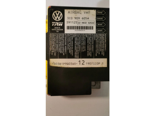 Блок подушек безопасности 3C0909605M, 391125   Volkswagen PASSAT B6
