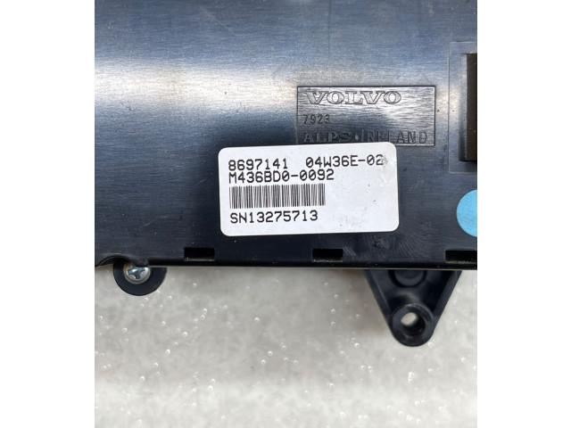 Блок управления климат-контролем 8697141, 04W36E02 Volvo S60