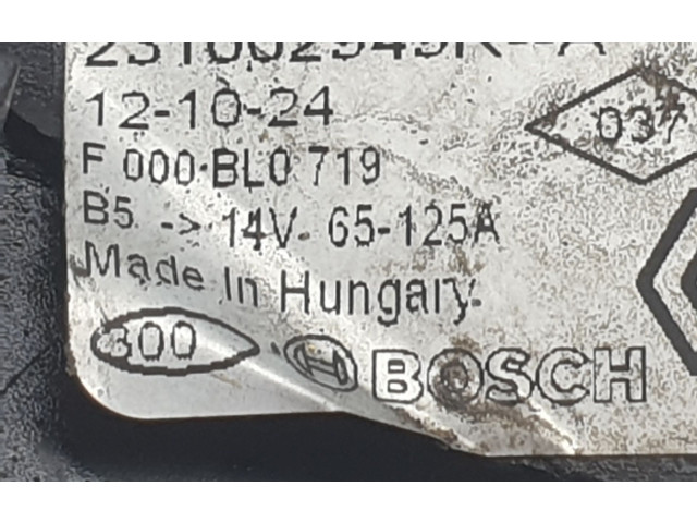 Генератор 231002949R, 231001043R   Dacia Lodgy      