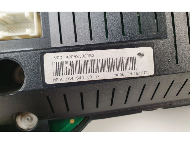 Панель приборов A1645400947 Mercedes-Benz ML W164