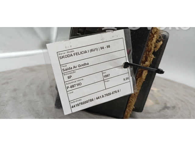 Přístrojová deska  Skoda Felicia I 1997 441979200786, 441.9.7920-078.6  