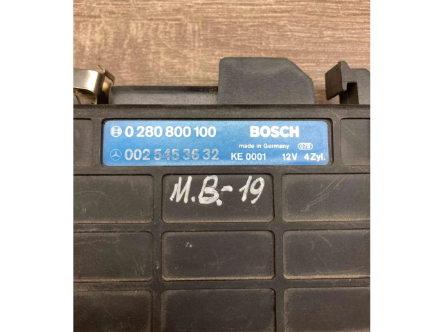 Turbodmychadlo Блок управления двигателем ECU 0280800100, 0025453632 Mrcedes-Benz E W124
