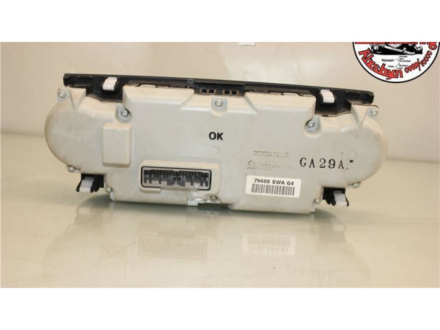 Блок управления климат-контролем 79600-SWA-G41ZA   Honda CR-V