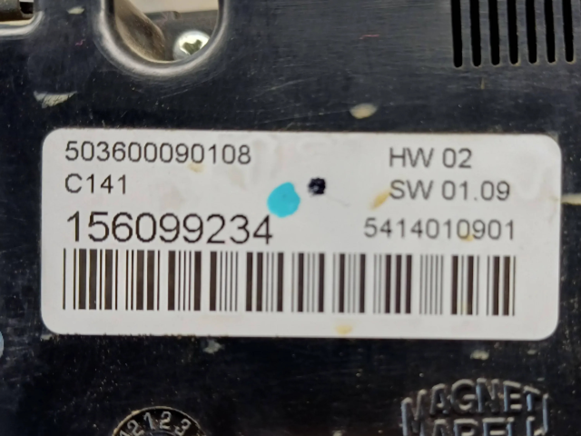 Блок управления климат-контролем 156099234, 5414010901   Alfa Romeo Giulietta