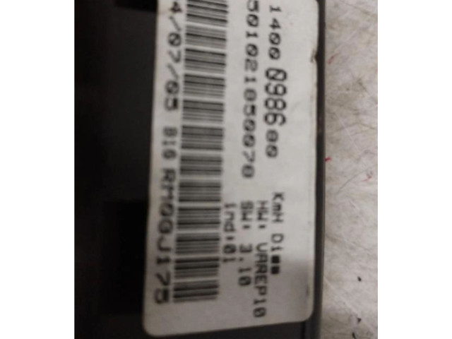 Přístrojová deska Lancia Phedra 2005 1400098680, 0090059