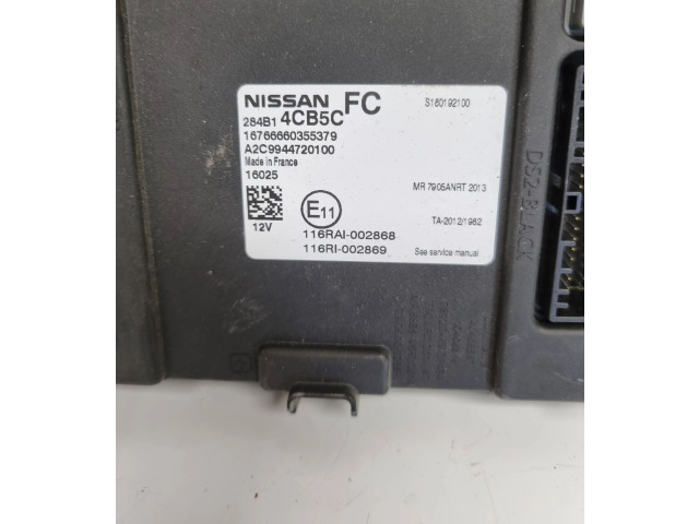 Блок комфорта 284B14CB5C, S180192100 Nissan X-Trail T32