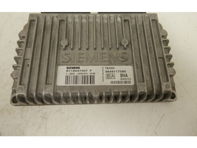 Блок управления коробкой передач 9649117580, 253102   Citroen C5