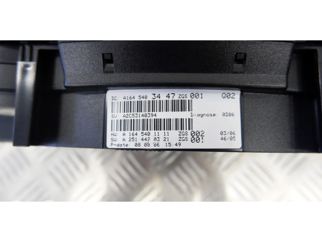 Панель приборов A1645403447, A2C53140394   Mercedes-Benz GL X164       