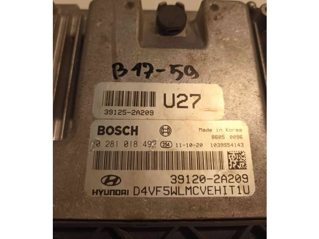 Řídící jednotka 0281018492, 391202A209 Hyundai i40 2012