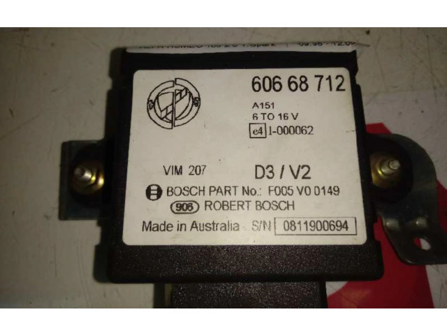 Řídící jednotka F005V00149 Alfa Romeo 166