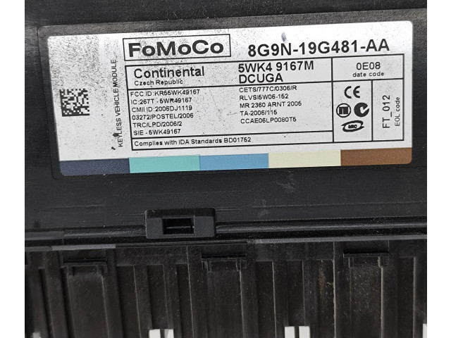 Блок управления 8G9N19G481AA, 5WK49167M Jaguar XK - XKR