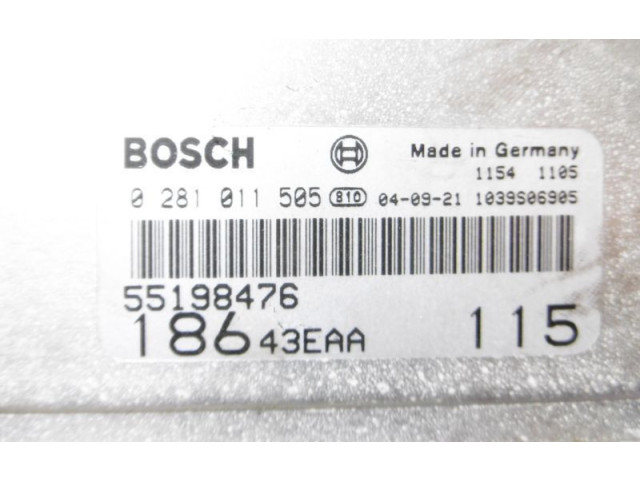 Řídící jednotka 55198476, 55198476 Fiat Multipla 2007