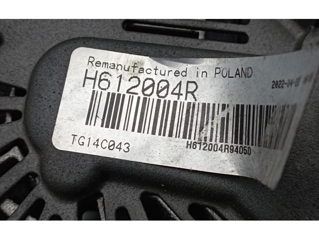 Генератор H612004R, 440428 Volkswagen Golf VII
