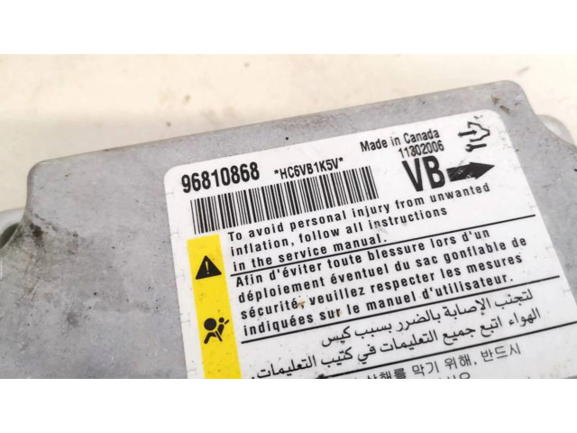 Блок подушек безопасности 96810868, 11302006 Chevrolet Captiva