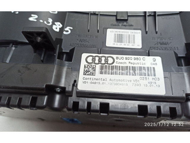 Панель приборов 8U0920980C Audi Q3 8U