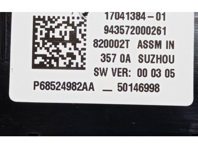 Блок управления климат-контролем 1704138401, 50146998   Jeep Compass