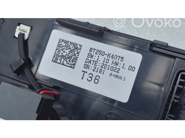 Блок управления климат-контролем 97250K4075, 92750K4XXX   Hyundai Kona