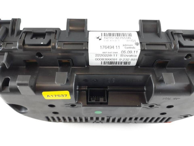 Přístrojová deska BMW 1 F20 F21 2012 9276598, 62109276598