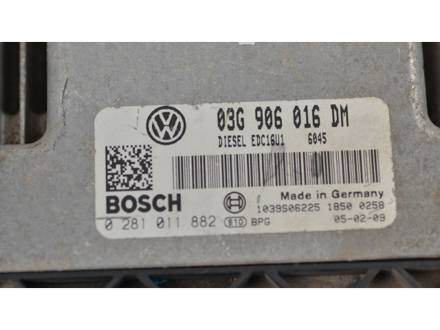 Řídící jednotka 03G906016DM, 1039S06225 Volkswagen Caddy 2004