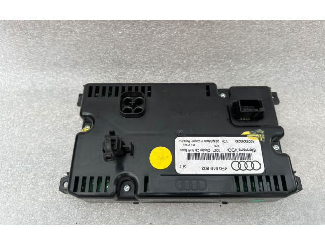 Дисплей 4F0919603, A2C53080033 Audi A6 S6 C6 4F
