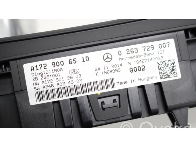 Přístrojová deska Mercedes-Benz SLK R172 2015 A1729006510