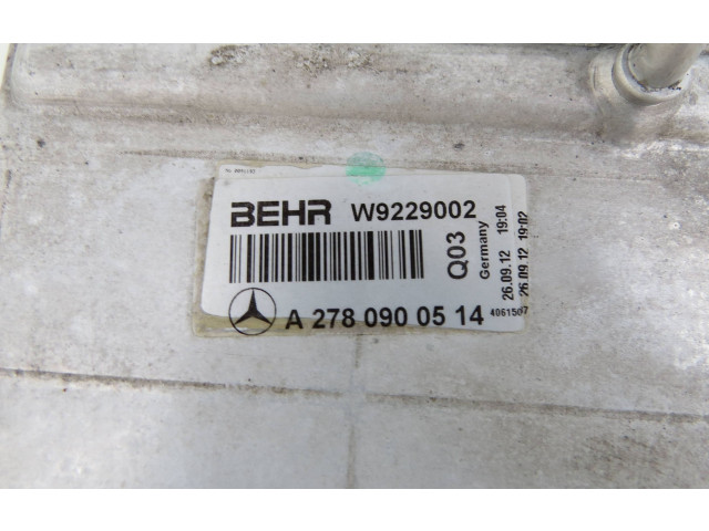 Интеркулер  A2780900514   Mercedes-Benz CLS C218 X218 