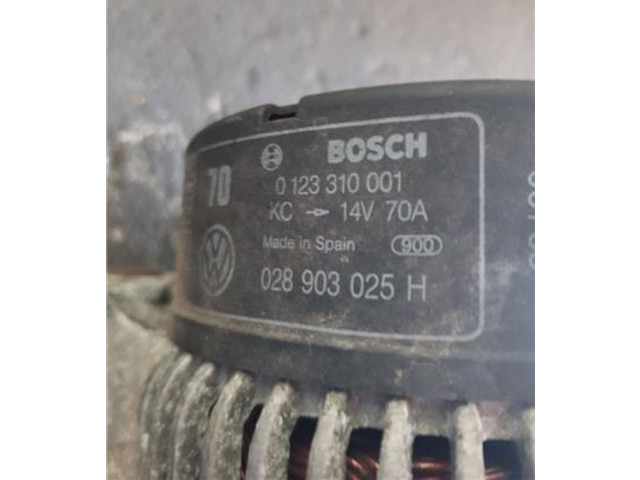 Генератор 28903025H, 123310001 Volkswagen Golf III