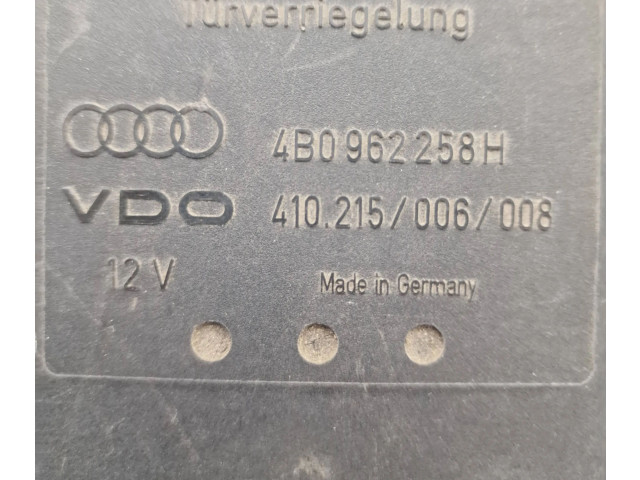 Блок комфорта 4B0962258H, 410215006008   Audi A6 S6 C6 4F   