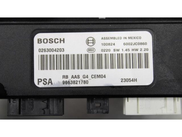 Блок управления 9663821780   Citroen C5