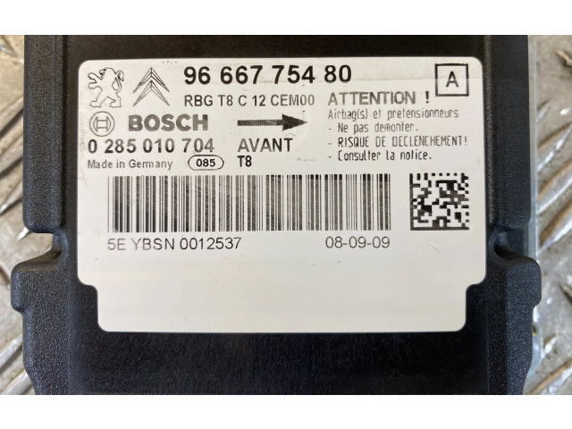 Блок подушек безопасности 9666775480, 0285010704   Peugeot 5008