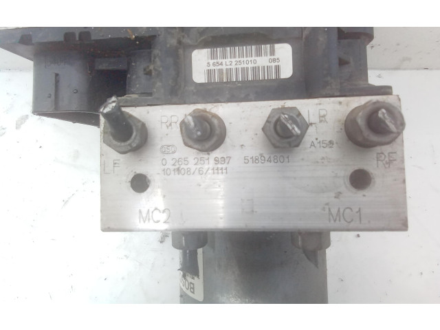 Блок управления АБС 0265251997, 0265251997   Fiat Punto Evo