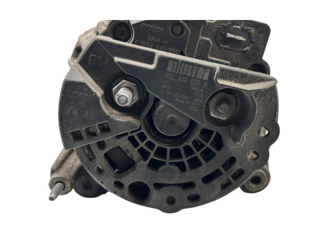 Генератор 03C903023A, 0124525093   Skoda Superb B6 (3T)      
