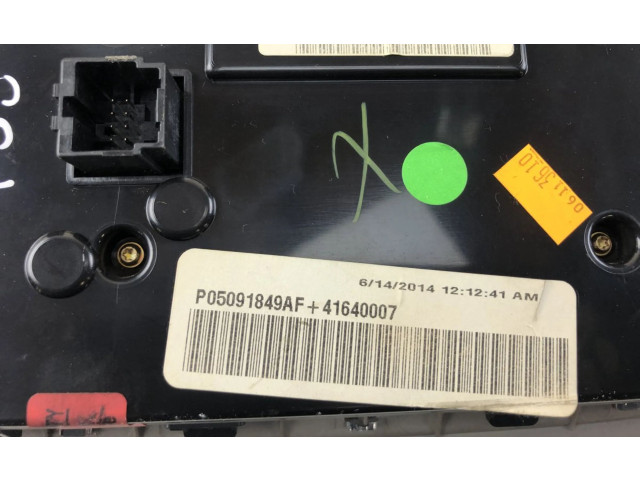 Блок управления климат-контролем 05091849AF, 05091849AD Jeep Grand Cherokee