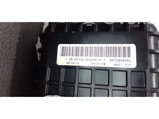 Подушка безопасности пассажира 9672848580   Peugeot 2008 I