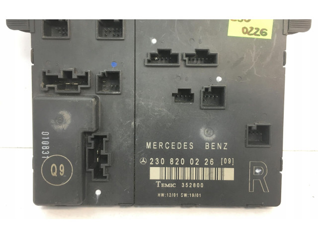 Блок комфорта A2308200226   Mercedes-Benz SL R230   