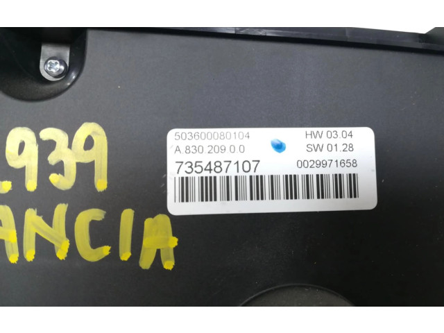 Блок управления климат-контролем 735487107 Lancia Delta III