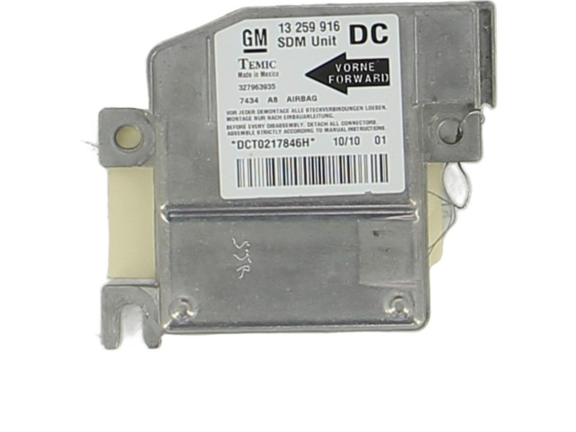 Блок подушек безопасности 13259917   Opel Meriva A