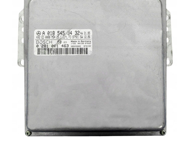 Řídící jednotka A0185453432, 0281001463 Mercedes-Benz C W202 1995