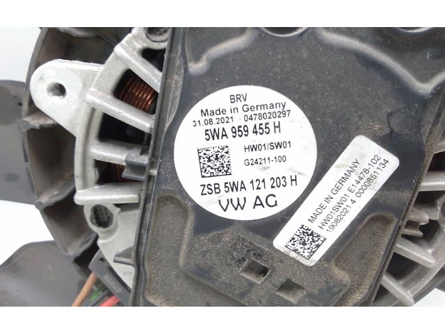 Вентилятор радиатора 5wa959455h Volkswagen Caddy