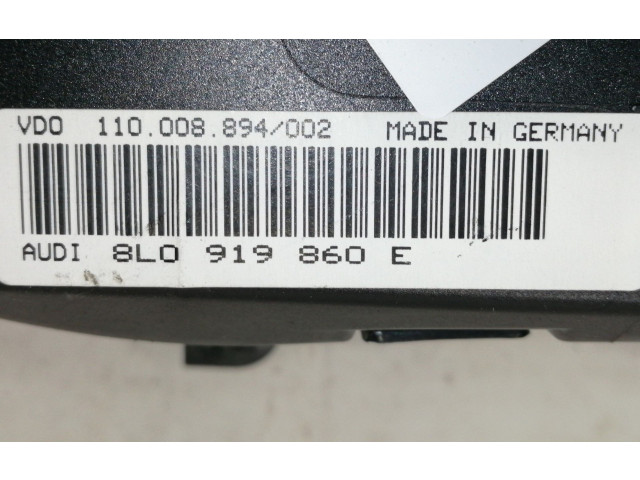 Панель приборов 8L0919860E, 88311245 Audi A3 S3 8L