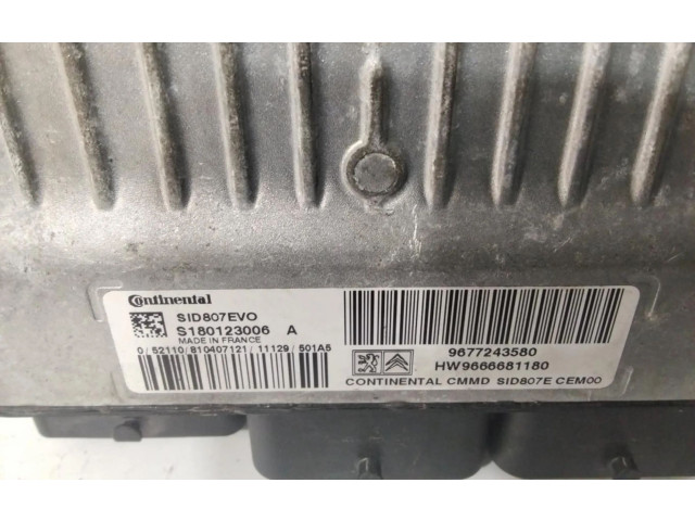 Блок управления двигателем ECU 9677243580   Peugeot 508 RXH 2011