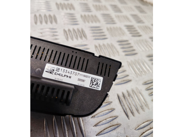 Блок управления климат-контролем 13343707   Opel Meriva B